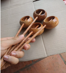 Gáo dừa Tròn (dài 25cm)-miệng 3-3.5cm