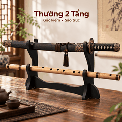 Đế Gỗ Gác Kiếm,Ống Sáo 1 tầng,2 tầng,3 tầng...[Mẫu Thường]
