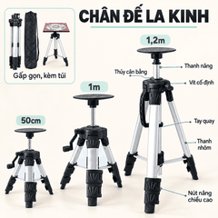 Chân La Kinh chuyên nghiệp di động,tránh từ trường[0.5m đến 1.2m]