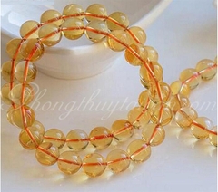 Vòng tay Thạch Anh vàng 8mm