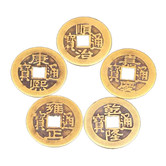Đồng Xu Vàng Đồng Mỏng 2,7cm[dày 1mm]