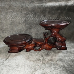 Đế gỗ 2 bậc dài -21*9cm