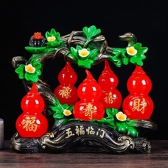 Hồ Lô Ngũ Phúc 26*12*25cm[Chữ Ngang]