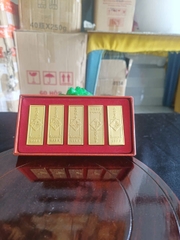 Hộp thỏi vàng mạ đồng Lớn , nhỏ(