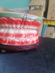 Đế hoạ tiết hoa sen gốm sứ