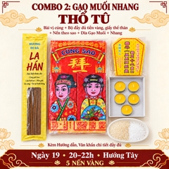 Combo 2:Cúng Sao THỔ TÚ giải hạn(kèm hướng dẫn,văn khấn chi tiết)