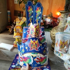 Nón Hia,Áo cúng Lớn [Trạng,Thần linh] 50*45cm