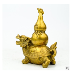 Long Quy cưỡi Hồ lô 11.5*5.2*12cm