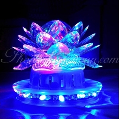 Đèn Hoa sen Xoay đổi màu 12cm
