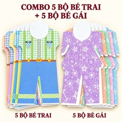 Combo: 5 Đồ Bé Trai + 5 Đồ Bé Gái [Vong Nhi ,Bé Đỏ,Thai Lưu..]