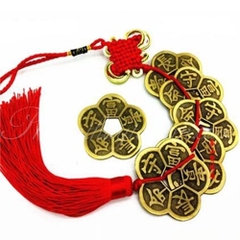 Dây xu Ngũ phúc Hoa mai-Đỏ