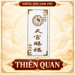 Miếng dán,Linh Phù dán Đồng Vàng đủ loại 3*7.5cm(Cầu an,Thái tuế,Sức khẻ, Tình duyên,Cầu con...)