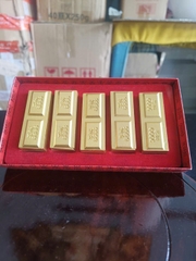 Hộp thỏi vàng mạ đồng Lớn , nhỏ(