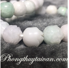 Vòng tay Thạch Anh Cẩm Sen 10mm