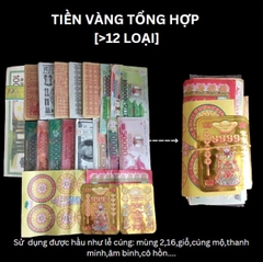 Giấy cúng Tiền vàng 12 Loại [pttv]