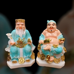 Tượng Địa Tài Xanh Bột Đá CC