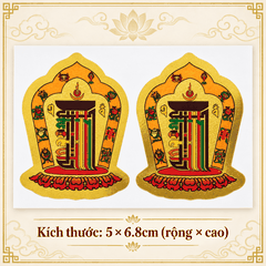 Miếng dán Phật giáo Kalachakra(2 phân loại)