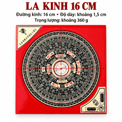 La kinh,La Bàn Đài Loan đo Phong thuỷ Tong Sheng Chuẩn hàng công ty[16cm,25cm,30cm]