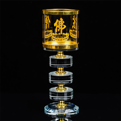 Chân Đèn Pha Lê 3 Bậc [6*6*17.5cm]