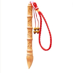 Thanh lý Bút văn xương gỗ đào 18cm