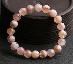 Vòng tay Thạch Anh hoa Anh Đào 10mm