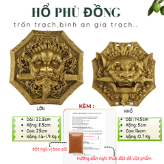 Gương Hổ Phù Đồng Nhỏ 14.5,Lớn 22.5cm