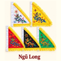 Cờ Vải Đạo Giáo thêu 2 mặt(Cờ Lênh,Cờ Phật,Ngũ Long,Tứ Linh....7 mẫu)