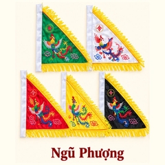 Cờ Vải Đạo Giáo thêu 2 mặt(Cờ Lênh,Cờ Phật,Ngũ Long,Tứ Linh....7 mẫu)