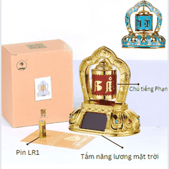 Bánh xe Kinh Luân ĐỎ chạy Pin,Năng lượng Mặt trời(2 size)