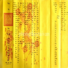 SỚ Cúng Cầu(Cầu Danh,Cầu  Duyên,Cầu Lộc,Cầu Tự,Cầu Con)Quốc Ngữ đủ loại