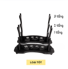 Đế Gỗ Gác Kiếm,Ống Sáo 1 tầng,2 tầng,3 tầng...[Loại Đẹp Tốt có Chữ ]