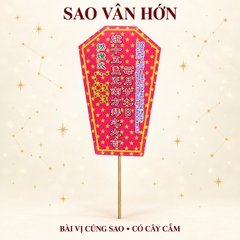 Bài vị LẺ cúng Sao Cửu Diêu Tinh Quân- CÓ CÂY CẮM