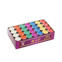Nến viên TEALING sáp trà 4h 112 nến(07 màu)