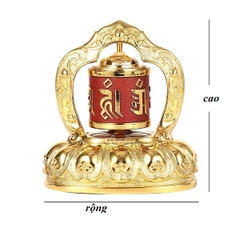 Bánh xe Kinh Luân ĐỎ chạy Pin,Năng lượng Mặt trời(2 size)