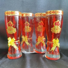 Nến Ly Sáp ĐỎ,5 MÀU theo Giờ, theo Ngày [đủ loại]