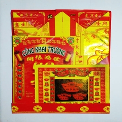 Bộ Giấy cúng Khai Trương đủ bộ[Mẫu Đẹp]pt kèm văn khấn
