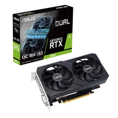 VGA ASUS DUAL GeForce RTX 3050 V2 OC Edition 8GB DDR6