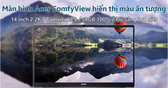 Máy tính xách tay Acer N23G2 (AL14-52M-52UU) (i5-1335U; 16GB; 512GB SSD; UMA; 14" 2.2K; Windows 11; Bạc; NX.J39SV.003)