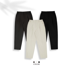 Quần Kaki Nam Chất Vải Kaki Vải Kaki 280gsm Mềm Mịn Co Giãn Form Đẹp Không Xù Dáng Baggy Ống Suông Phong Cách Thanh Lịch Trẻ Trung Q259