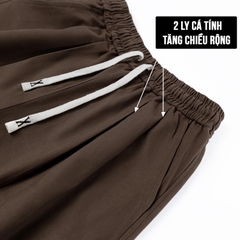 Quần Kaki Ống Rộng Dáng Thụng Xếp Ly Lưng Cao  Phong Cách Retro Hàn Quốc Q182 Pants Kem Nam Menswear Nam Menswear