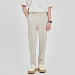 Quần âu nam, Quần tây nam HK1970 dáng baggy ống côn vải cotton co dãn nhẹ màu đen, kaki Q191 Menswear Pants Ong Có Túi quana  unam