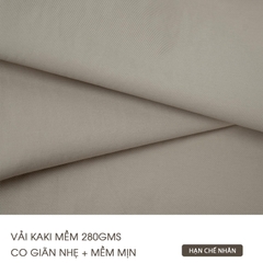 Quần KaKi Ống Rộng Dáng Suông Quần Vải Kaki Mềm 280GSM Nam Nữ Phong Cách Đường Phố Đơn Giản Q230