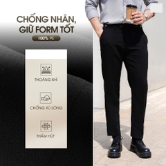 Quần Âu Cạp Điều Chỉnh Độ Rộng Vòng Eo Form Dáng Baggy, Quần Tây Nam Phong Cách Hàn Quốc Co Giãn Q141 Menswear Pants