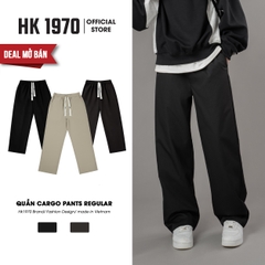 Quần KaKi Ống Rộng Dáng Suông Quần Vải Kaki Mềm 280GSM Nam Nữ Phong Cách Đường Phố Đơn Giản Q230
