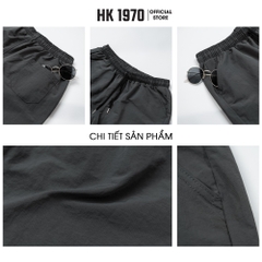 Quần Short Gió Nhăn Nam Nữ Unisex 150GSM Chất Vải Gió Nhăn Cao Cấp Mềm Mịn Form Ống Rộng Oversize Dài Ngang Gối Q210