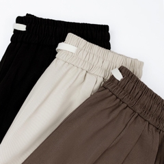Quần Kaki Ống Rộng Dáng Thụng Xếp Ly Lưng Cao  Phong Cách Retro Hàn Quốc Q182 Pants Kem Nam Menswear Nam Menswear