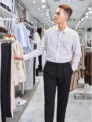 Quần Âu Cạp Điều Chỉnh Độ Rộng Vòng Eo Form Dáng Baggy, Quần Tây Nam Phong Cách Hàn Quốc Co Giãn Q141 Menswear Pants