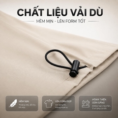 Quần Ống Rộng Nam Nữ Có Dây Rút Unisex, Quần Túi Hộp Vải Dù Phong Cách Hiphop Đường Phố Q130 Nam Menswear Pants Đen Trắng