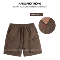 Quần Short Kaki [Form Ngang Gối] Vải Kaki Gió Cao Cấp Co Giãn Nhẹ 280GSM Không Nhăn Xù Bai Nhão, Vải Cao Cấp Ngoài Đanh Trong Mềm Phong Cách Năng Động Thoải Mái Q234