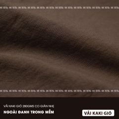 Quần Short Kaki [Form Ngang Gối] Vải Kaki Gió Cao Cấp Co Giãn Nhẹ 280GSM Không Nhăn Xù Bai Nhão, Vải Cao Cấp Ngoài Đanh Trong Mềm Phong Cách Năng Động Thoải Mái Q234